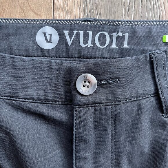 Vuori Men's Meta Pants Black Size 33x31 Performance Stretch Trousers Minor Flaws - Picture 2 of 10